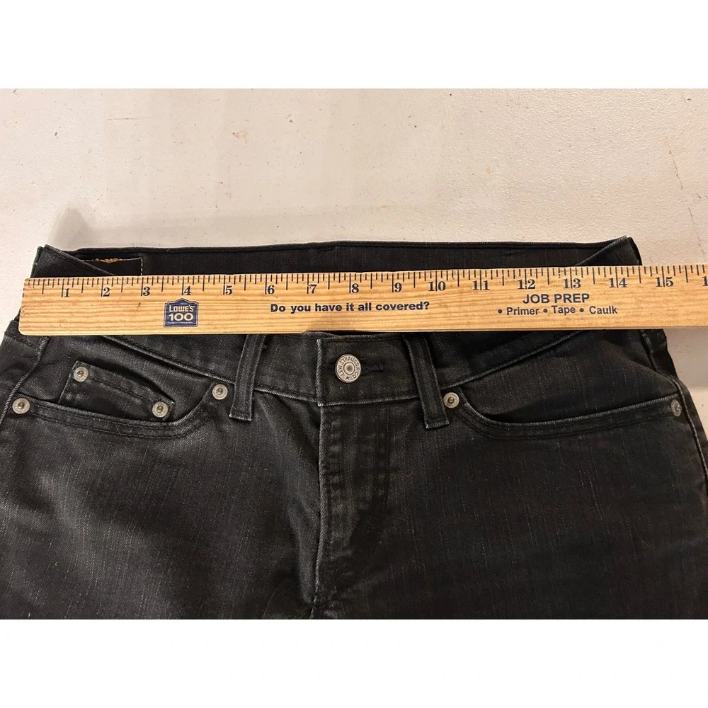 Levis Slim Leg‎ Washed Black Denim Jeans 28x30 or size 6 Cotton Blend